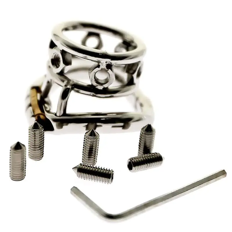 Cage De Chasteté Vis - Métal - T400 – Image 4