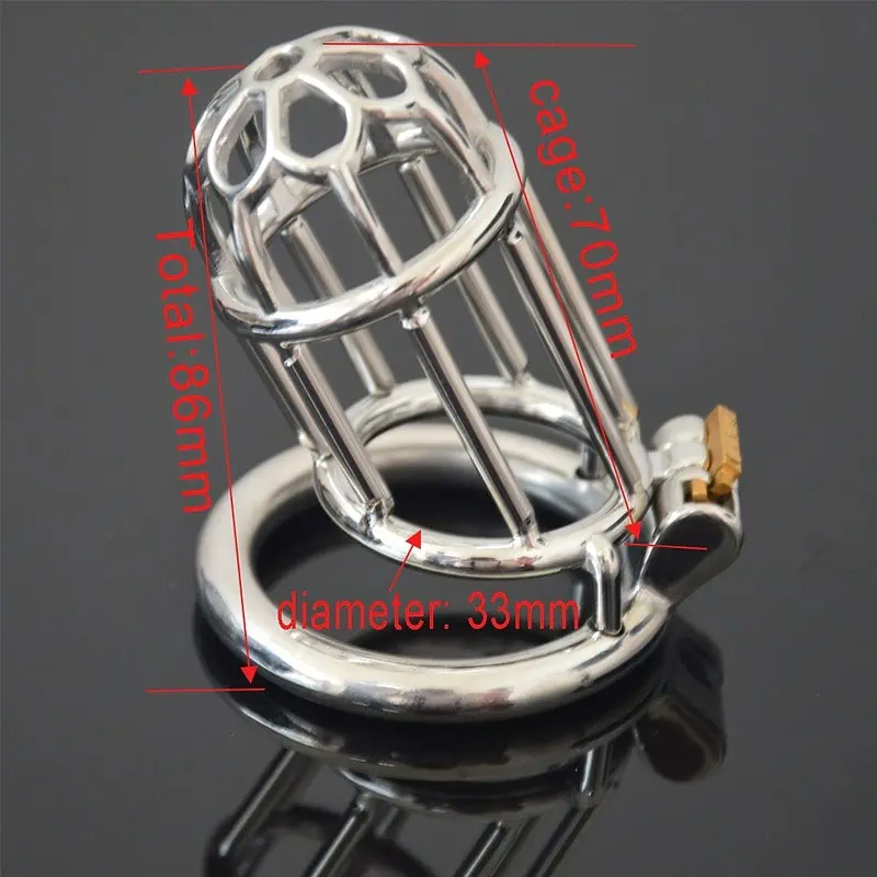 Cage De Chasteté Homme - Métal - Crotale – Image 3