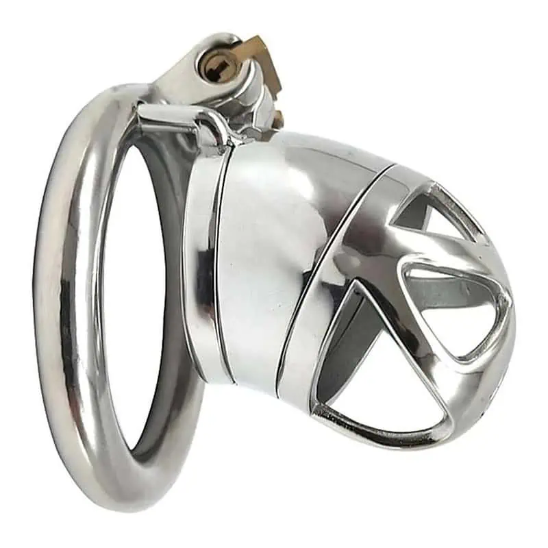 Cage De Chasteté Homme - Métal - La Soumise S