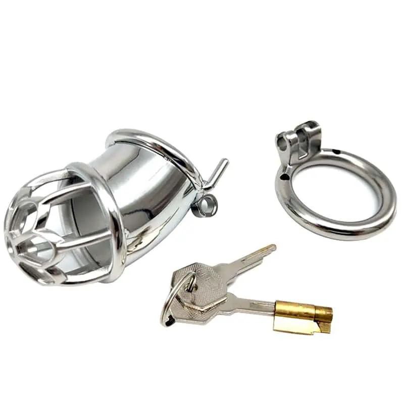 Cage De Chasteté Homme - Métal - Esclave – Image 5