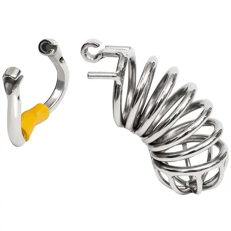 Cage De Chasteté Métal - Homme - Tombeau L – Image 2