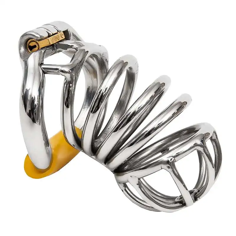 Cage De Chasteté Métal - Homme - Tombeau M