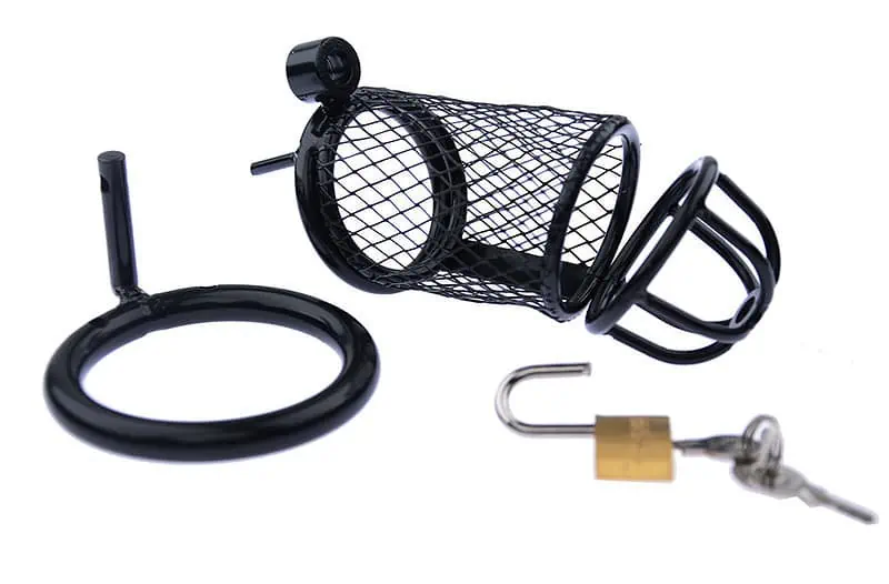 Cage De Chasteté Homme - Métal - Grillage – Image 3