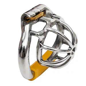 Cage De Chasteté Courte - Métal - Minikiss