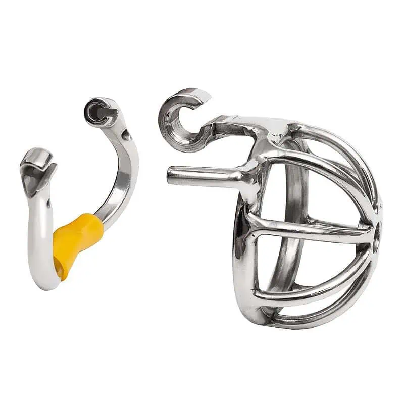 Cage De Chasteté Courte - Métal - Minikiss – Image 2