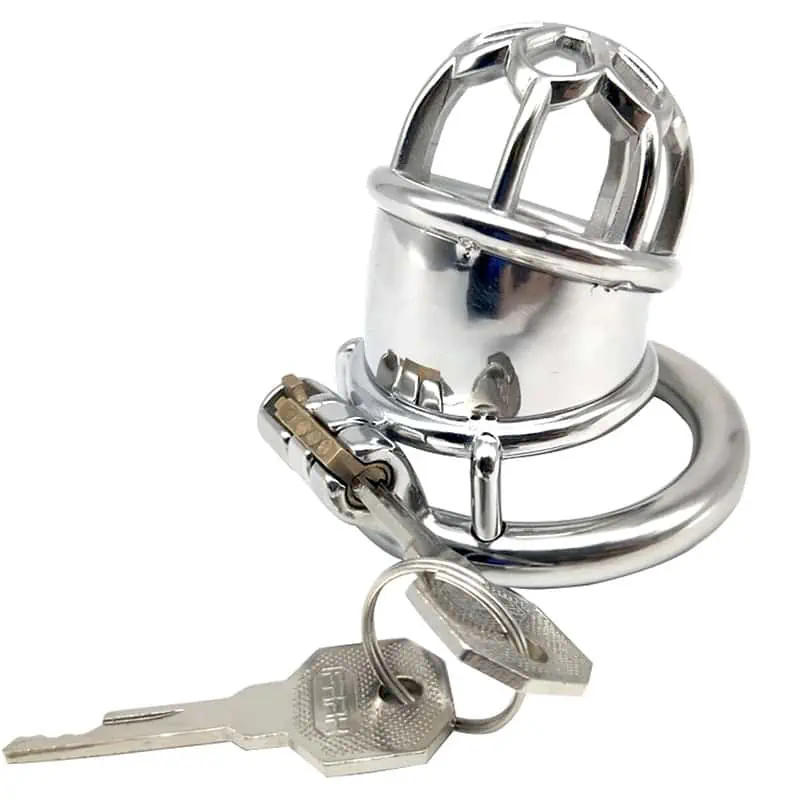 Cage De Chasteté Homme - Métal - Esclave S – Image 3