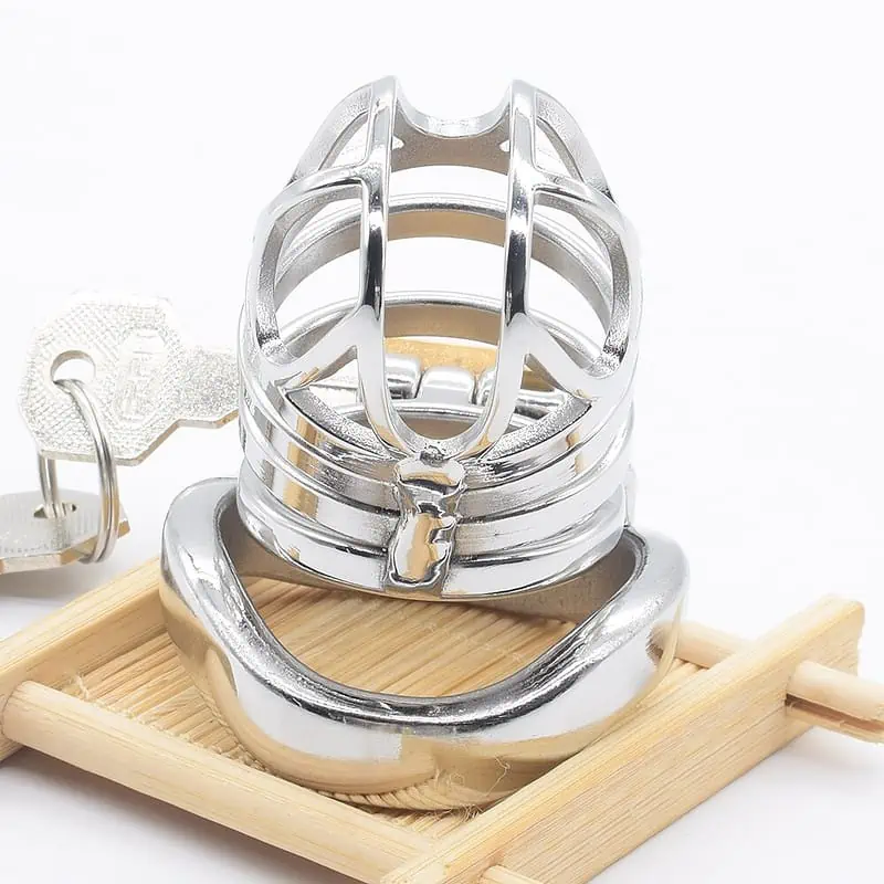 Cage De Chasteté Métal Le Cabanon L – Image 3