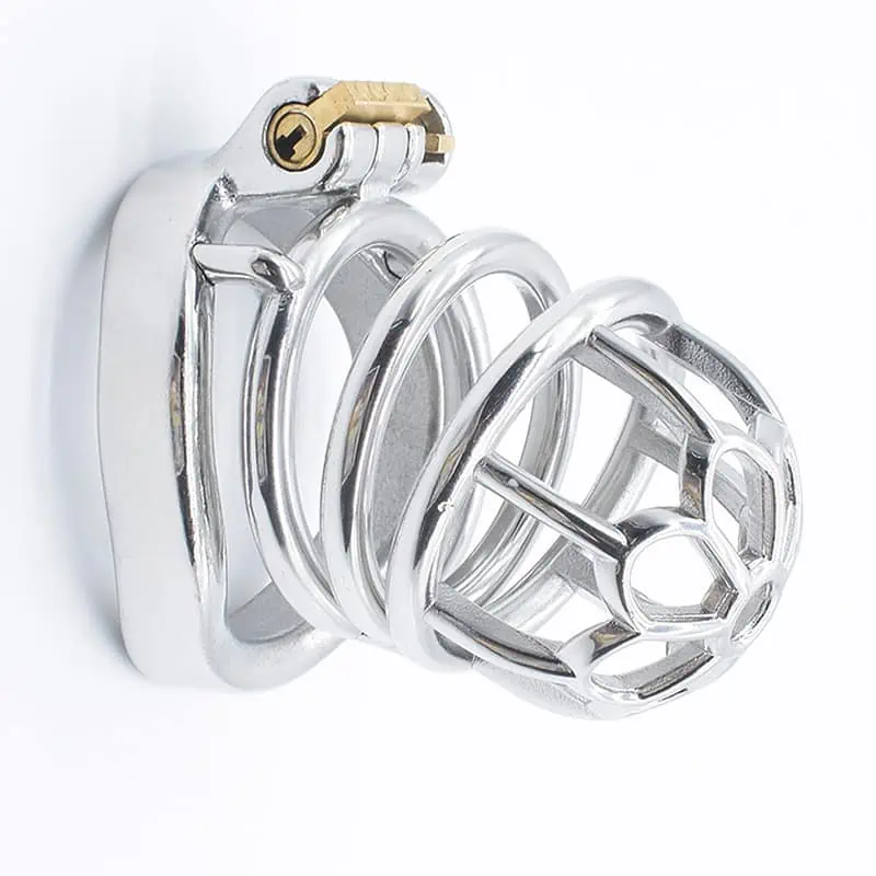 Cage De Chasteté Homme - Métal - Little Flower L – Image 2