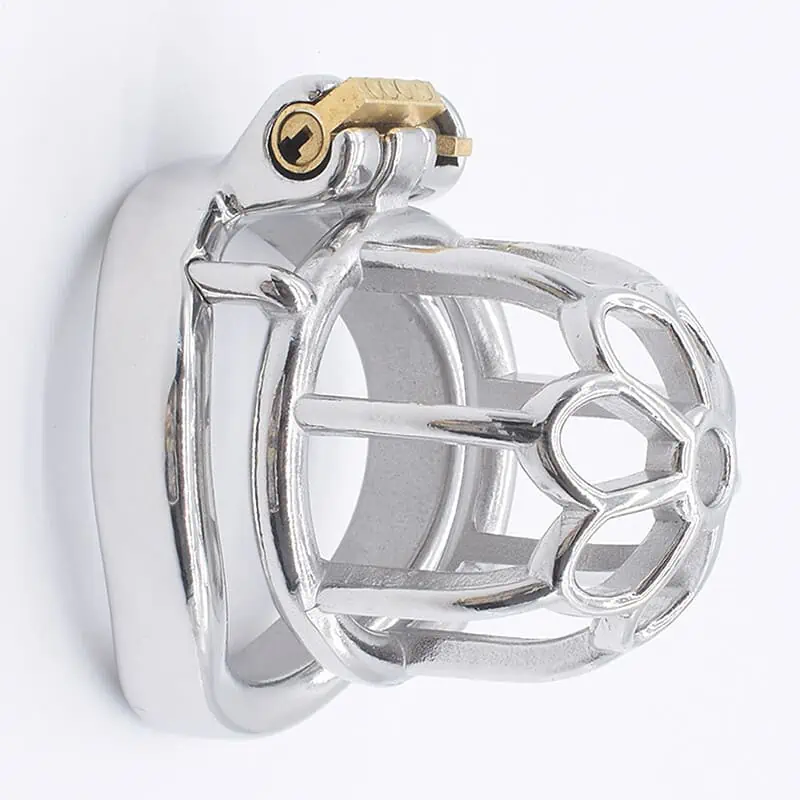 Cage De Chasteté Homme - Métal - Little Flower S – Image 2