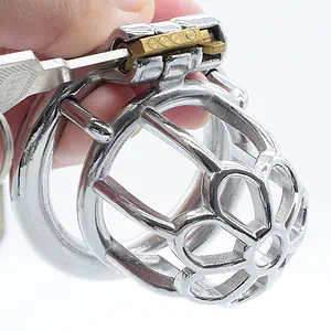 Cage De Chasteté Homme - Métal - Little Flower S