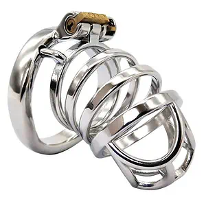 Cage De Chasteté Homme - Métal - Flower L