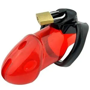 Cage De Chasteté Résine La Déesse Rouge
