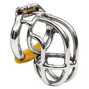 Cage De Chasteté Homme - Métal - L'Oiseau Coudé