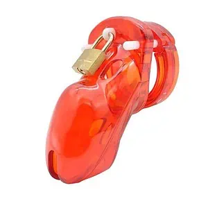 Cage De Chasteté Plastique Gb 3000 Rouge