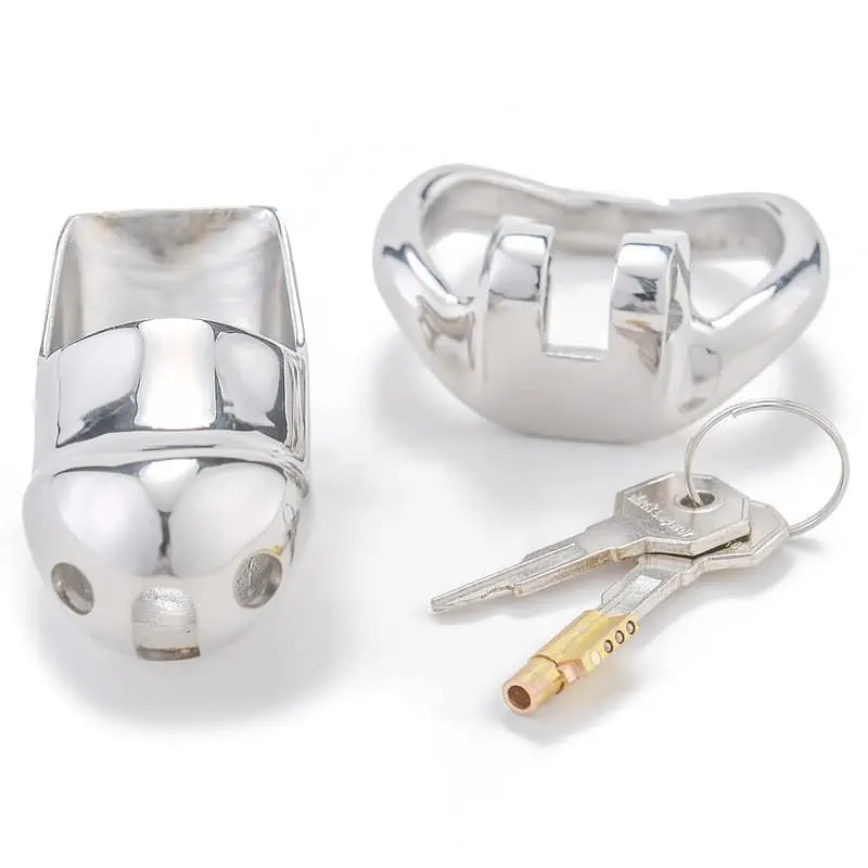 Cage De Chasteté Métal La Veuve Noir S – Image 4