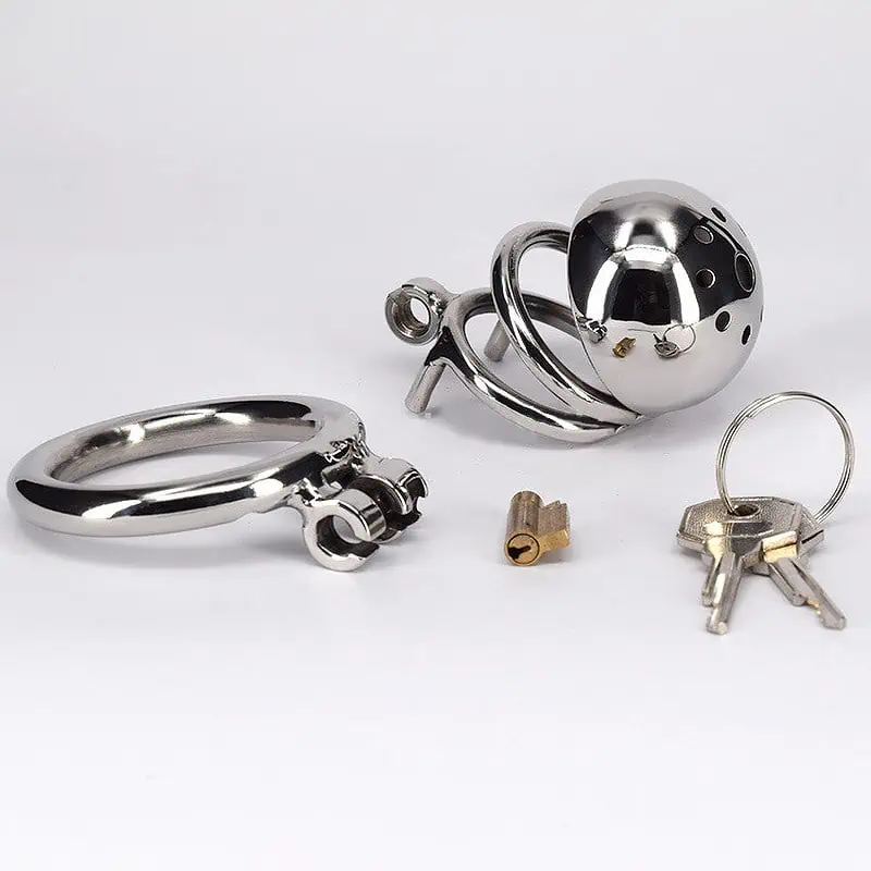 Cage De Chasteté Homme - Métal - Le Bagne L – Image 4