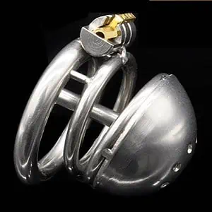Cage De Chasteté Homme - Métal - Ténèbres S