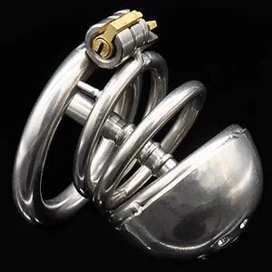 Cage De Chasteté Homme - Métal - Ténèbres M