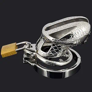 Cage De Chasteté Homme - Métal - Barracuda