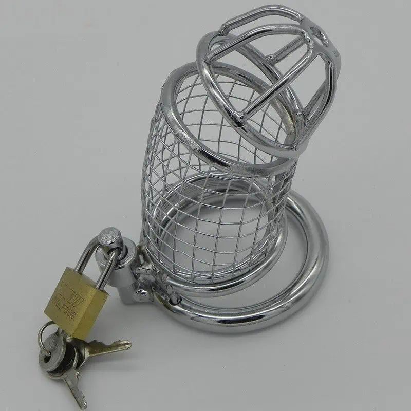 Cage De Chasteté Homme - Métal - Le Filet – Image 3