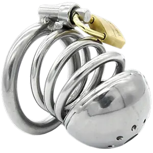Cage De Chasteté Homme - Acier - Ténèbres L
