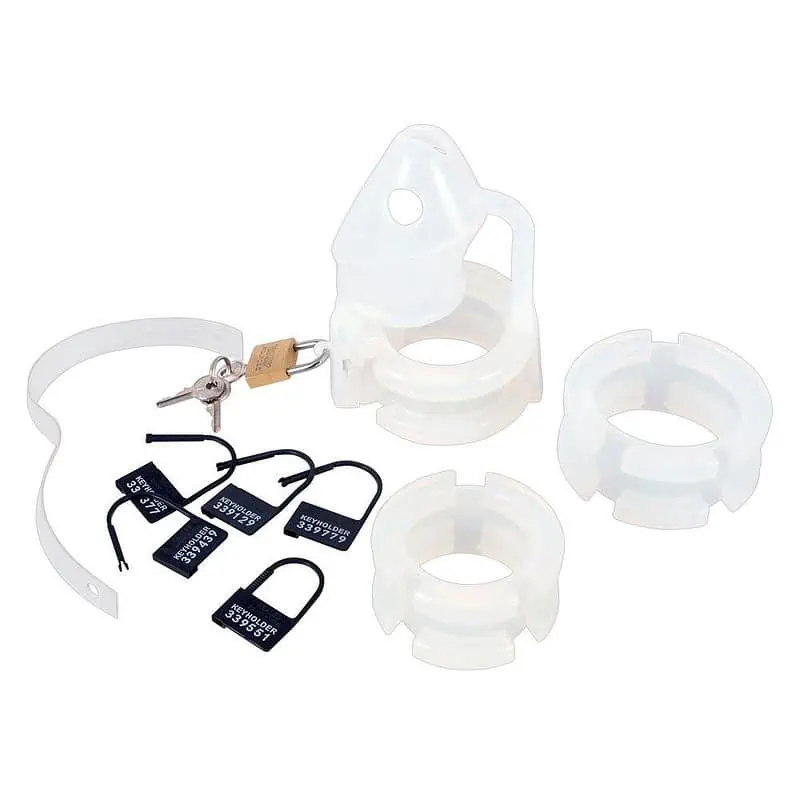 Cage De Chasteté Voyage - Transparent – Image 3